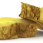 Résine Dry Sift avec une texture fine et un parfum doux.